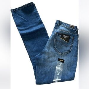 Lee regular western bootcut light wash blue denim jeans NWT size 6 long